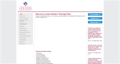 Desktop Screenshot of lestersbuilders.com